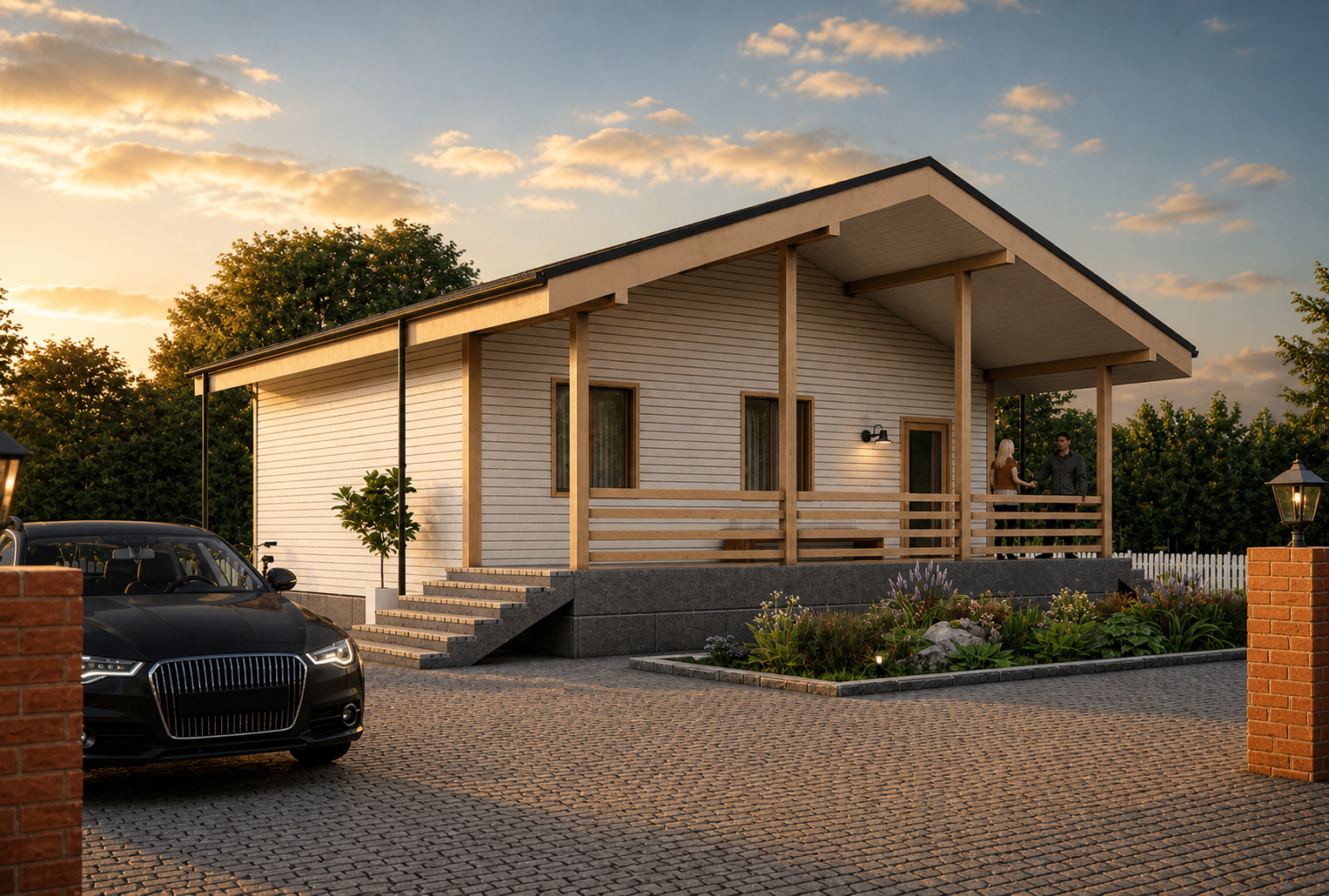 Проект ПСД-5, 90 м² — проект каркасного дома , Марий Эл, Чувашия, Киров и Н. Новгород